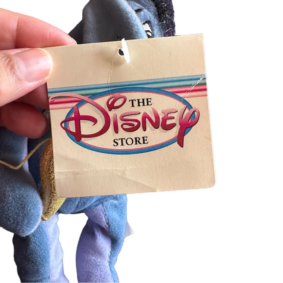 Vintage Disney Store Cupid Eeyore 9” Mini Bean Bag - Picture 4 of 8